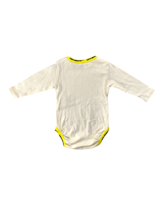 A White Long Sleeve Bodysuits from OFF-WHITE in size 6-12M for boy. (Back View)