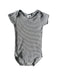 A White Short Sleeve Bodysuits from Petit Bateau in size 3-6M for neutral. (Front View)