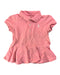 A Pink Short Sleeve Dresses from Polo Ralph Lauren in size 12-18M for girl. (Front View)