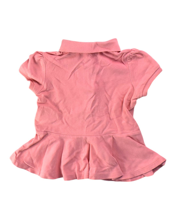 A Pink Short Sleeve Dresses from Polo Ralph Lauren in size 12-18M for girl. (Back View)