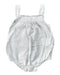 A White Sleeveless Bodysuits from M&H in size 18-24M for girl. (Front View)