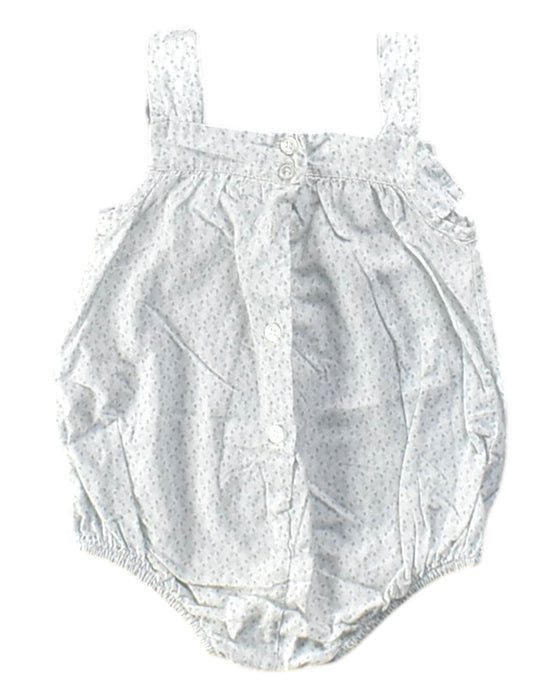 A White Sleeveless Bodysuits from M&H in size 18-24M for girl. (Back View)