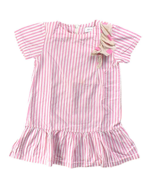 A Pink Short Sleeve Dresses from Sea Apple in size 2T for girl. (Front View)