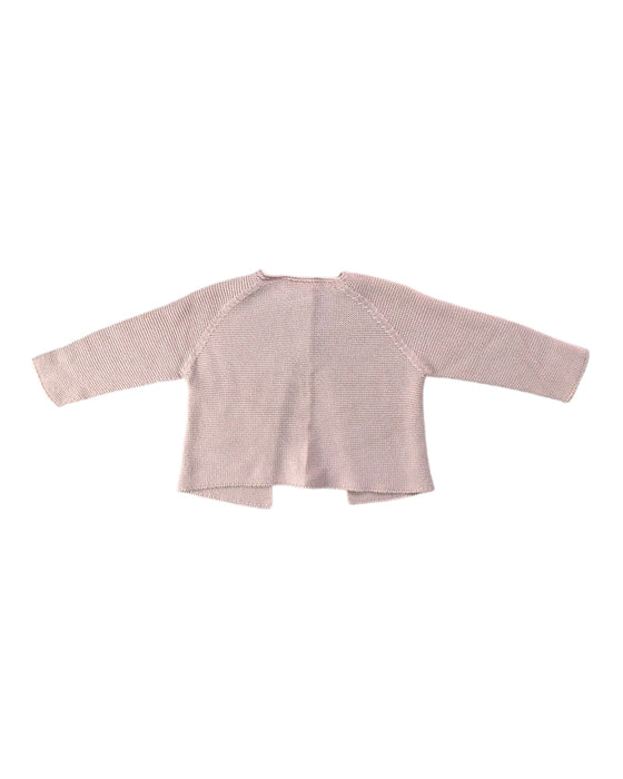 A Pink Cardigans from M&H in size 6-12M for girl. (Back View)