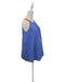 A Blue Sleeveless Tops from Bove in size S for maternity. (Front View)