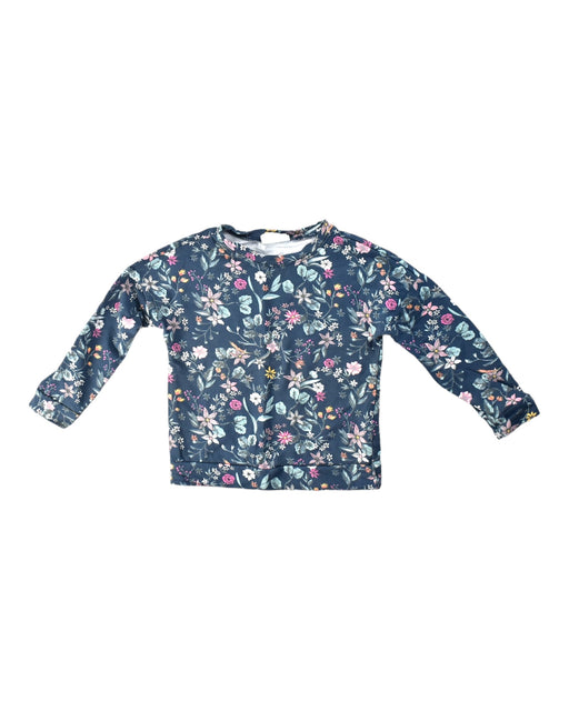 A Blue Crewneck Sweatshirts from Coccodrillo in size 4T for girl. (Front View)