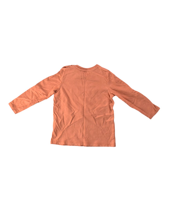 A Orange Long Sleeve Tops from So Cute in size 3T for girl. (Back View)