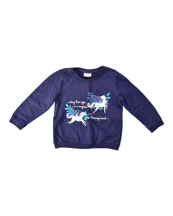 A Purple Crewneck Sweatshirts from So Cute in size 3T for girl. (Front View)