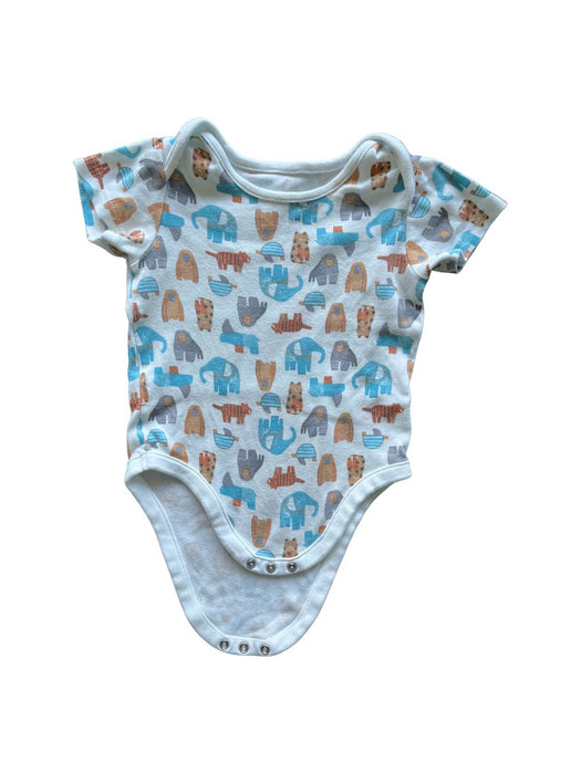 A Multicolour Short Sleeve Bodysuits from Mothercare in size 12-18M for boy. (Front View)