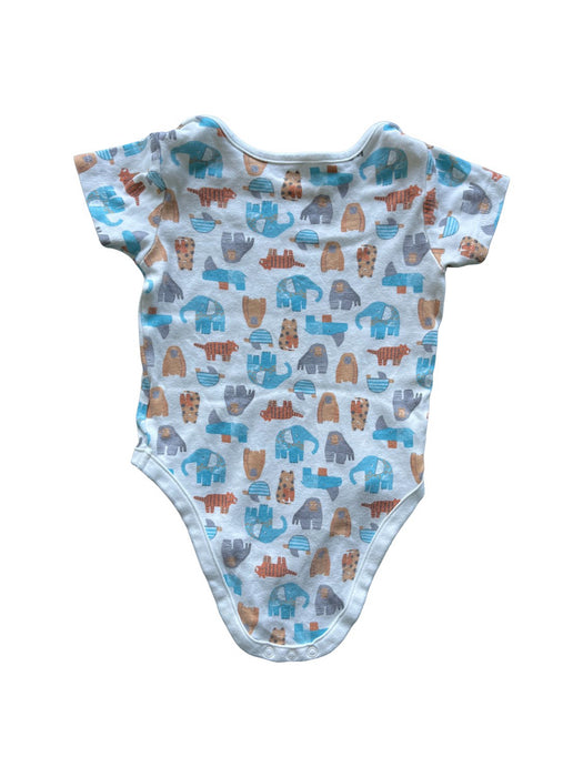 A Multicolour Short Sleeve Bodysuits from Mothercare in size 12-18M for boy. (Back View)