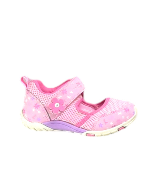 A Pink Sneakers from Miki House in size 3-6M for girl. (Front View)