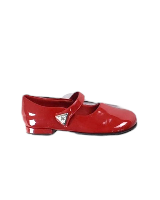 A Red Flats from Charles & Keith in size 4T for girl. (Front View)