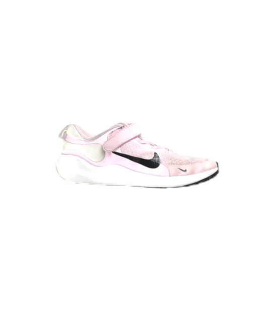 A Pink Sneakers from Nike in size 6T for girl. (Front View)