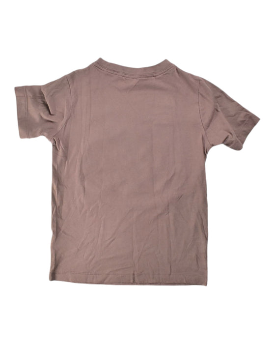 A Brown Short Sleeve T Shirts from Nike in size 7Y for boy. (Back View)