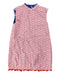 A Red Sleeveless Dresses from Maison Q in size 6T for girl. (Front View)