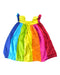 A Multicolour Sleeveless Dresses from Little Bird in size 8Y for girl. (Back View)