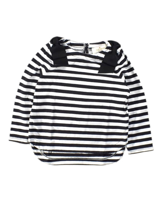 A Black Long Sleeve Tops from Kate Spade in size 12-18M for girl. (Front View)