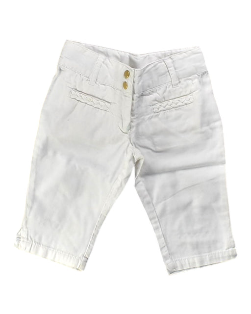 A White Casual Pants from Jacadi in size 2T for girl. (Front View)