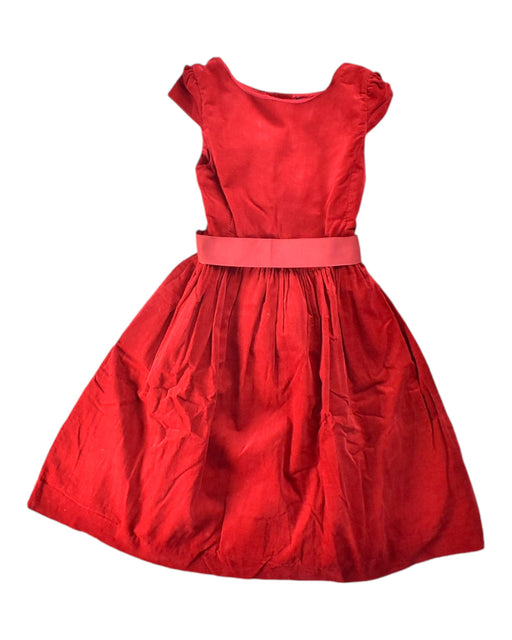 A Red Sleeveless Dresses from Polo Ralph Lauren in size 6T for girl. (Front View)