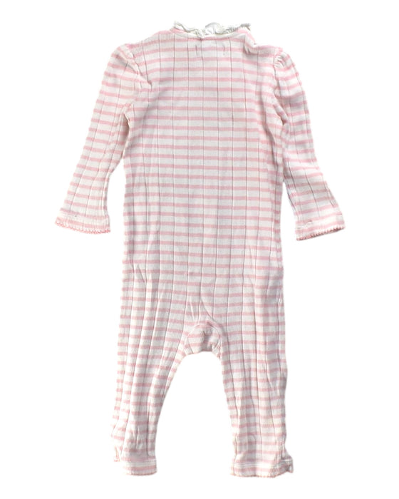 A Pink Long Sleeve Jumpsuits from Ralph Lauren in size 6-12M for girl. (Back View)