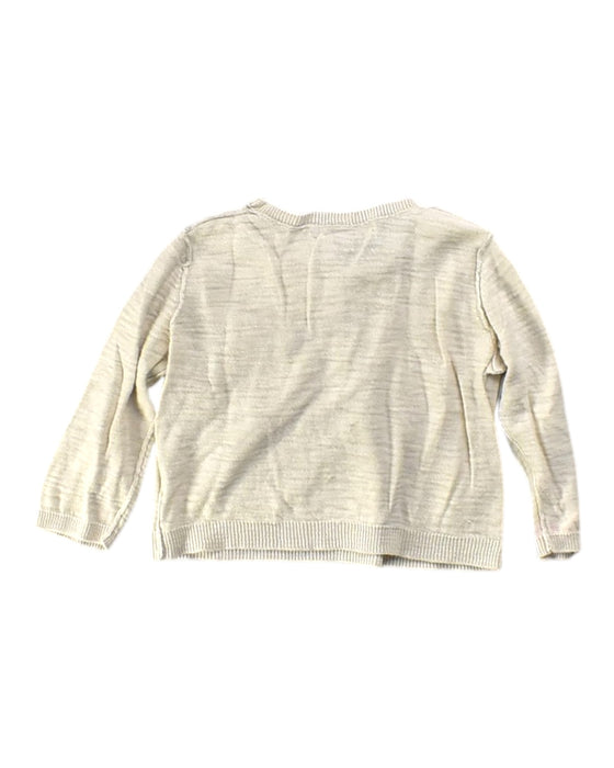 A Beige Long Sleeve Tops from Bonpoint in size 6-12M for girl. (Back View)