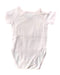 A Pink Short Sleeve Bodysuits from Petit Bateau in size 0-3M for girl. (Back View)