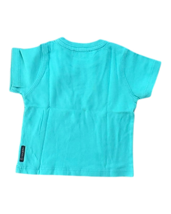 A Blue Short Sleeve T Shirts from Armani in size 3-6M for girl. (Back View)