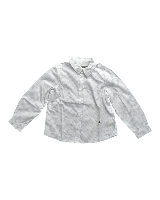 A White Long Sleeve Shirts from Bonpoint in size 6T for boy. (Front View)