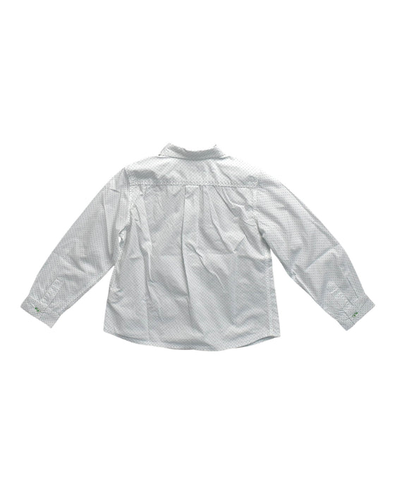 A White Long Sleeve Shirts from Bonpoint in size 6T for boy. (Back View)