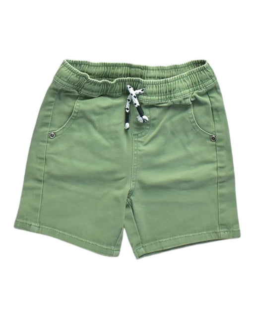 A Green Shorts from Seed in size 4T for girl. (Front View)