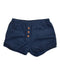 A Blue Shorts from Happyology in size 5T for girl. (Front View)