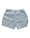 A Blue Shorts from Happyology in size 5T for girl. (Front View)