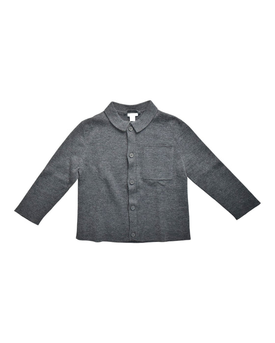 A Grey Cardigans from COS in size 6T for girl. (Front View)