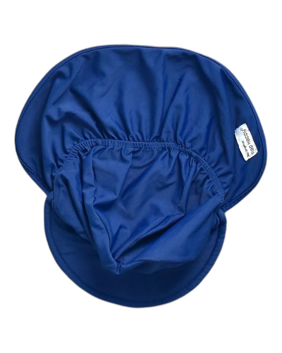 A Blue Sun Hats from The Original Flap Happy in size L for boy. (Back View)