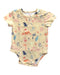 A Yellow Short Sleeve Bodysuits from Elly in size 3-6M for girl. (Front View)