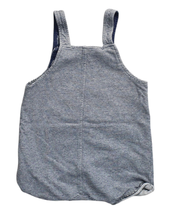 A Grey Sleeveless Rompers from Seed in size 12-18M for boy. (Back View)