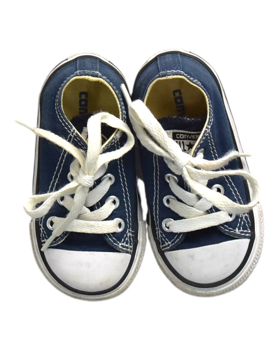 A Blue Sneakers from Converse in size 12-18M for boy. (Back View)