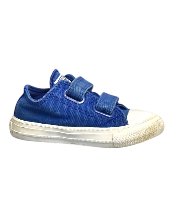 A Blue Sneakers from Converse in size 12-18M for boy. (Front View)