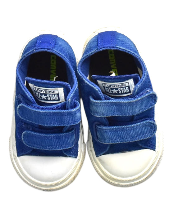 A Blue Sneakers from Converse in size 12-18M for boy. (Back View)