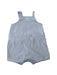 A Blue Overall Shorts from Petit Bateau in size 12-18M for boy. (Back View)