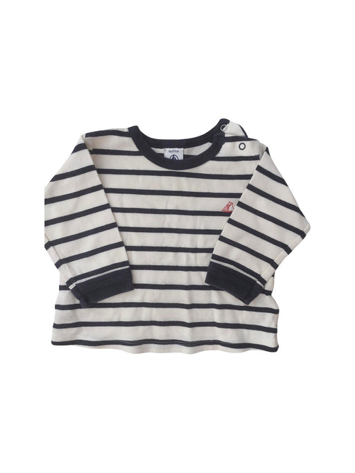 A Black Long Sleeve Tops from Petit Bateau in size 6-12M for neutral. (Front View)