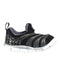 A Black Slip Ons from Nike in size 3T for boy. (Front View)