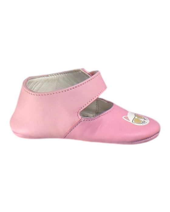 A Pink Slippers from Karl Lagerfeld in size 12-18M for girl. (Front View)