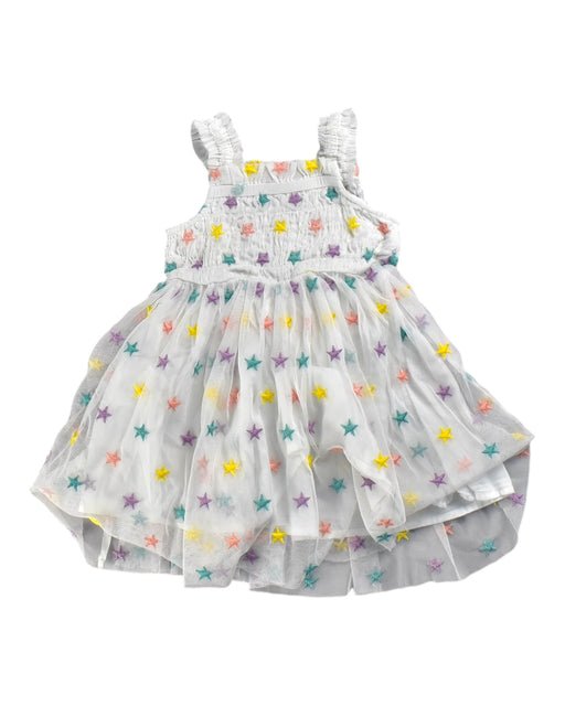 A White Sleeveless Dresses from Stella McCartney in size 3-6M for girl. (Front View)