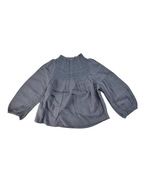 A Grey Long Sleeve Tops from MarlMarl in size 2T for girl. (Back View)