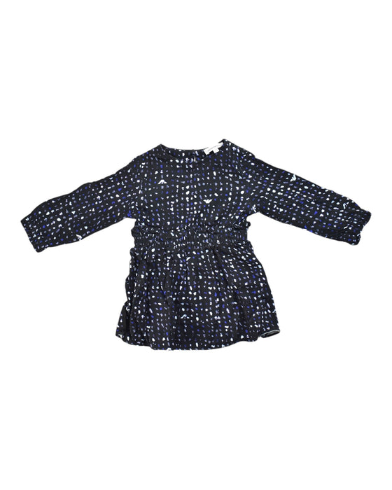 A Black Long Sleeve Dresses from Emporio Armani in size 6-12M for girl. (Front View)