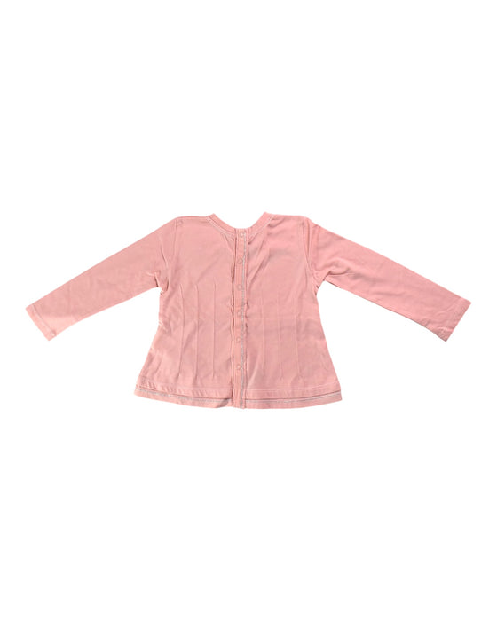 A Pink Long Sleeve Tops from DKNY in size 2T for girl. (Back View)