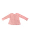 A Pink Long Sleeve Tops from DKNY in size 2T for girl. (Back View)