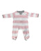 A White Long Sleeve Jumpsuits from Burt's Bees Baby in size Newborn for girl. (Front View)