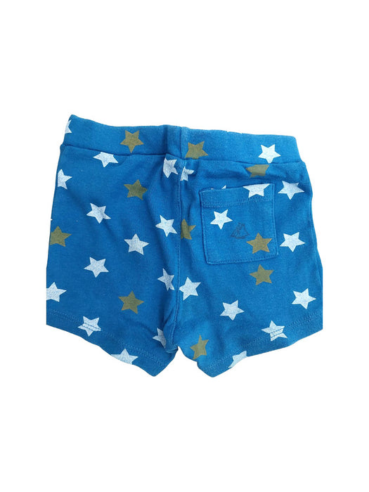 A Blue Shorts from Petit Bateau in size 6-12M for boy. (Back View)